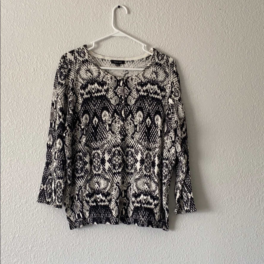 Verve Ami Python Print Cardigan